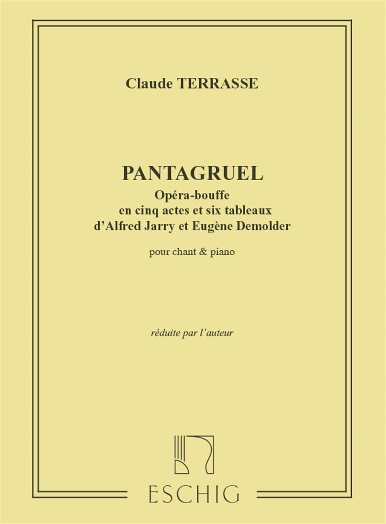Pantagruel Chant-Piano